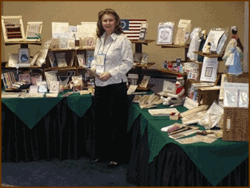 Julie exhibiting at MOMCC Spring 2008 Conference