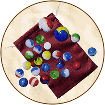 Click to View Enlarged Image of Marbles (with cloth bag)