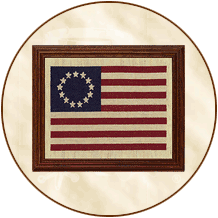 Click to View Enlarged Image of Early American Flag Cross-Stitch Kit