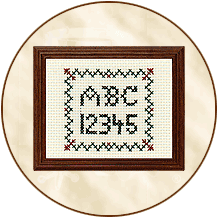 Click to View Enlarged Image of Mini Cross-Stitch Sampler Kit