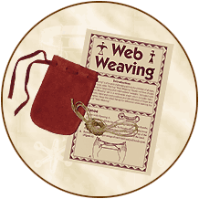 Click to View Enlarged Image of Native American Web Weaving