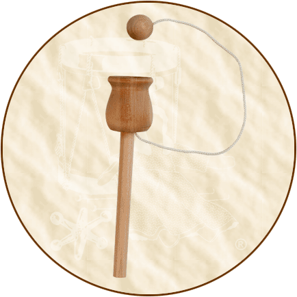 Cup and Ball Toss Toy ~ Natural