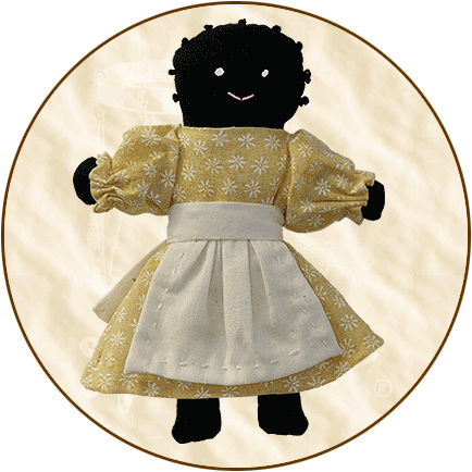 Little Black Folk Doll Kit