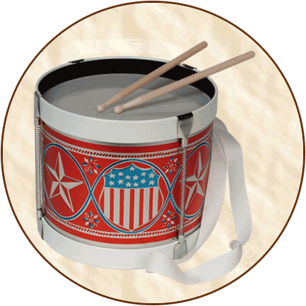 Lithographed Field Drum
